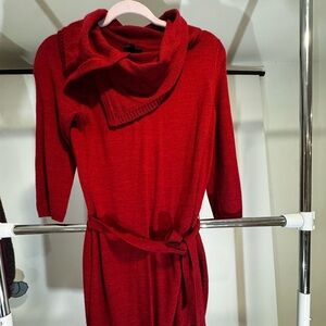 The Limited Crimson Cowl Neck Sweater